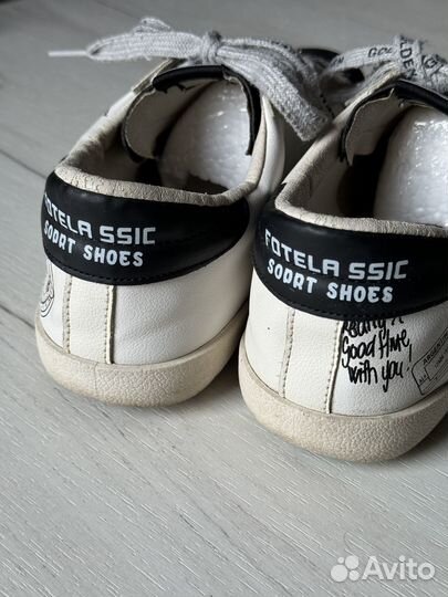 Стильные Кеды golden goose supersport граффити