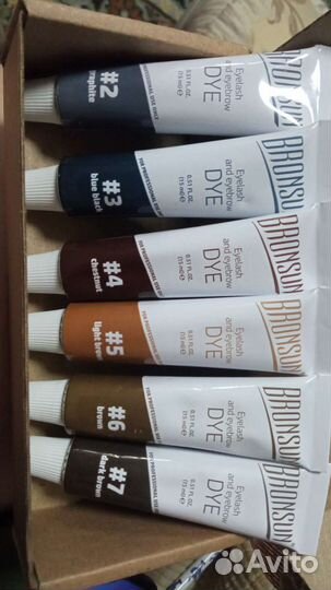 Краска для бровей bronsun