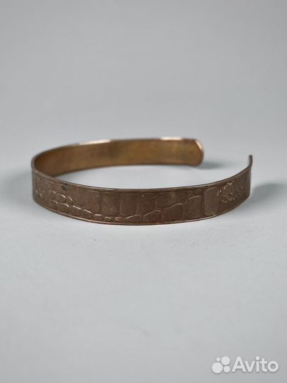 Винтажный браслет с буквой металл СССР украшение