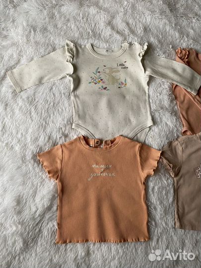 Детские вещи пакетом для девочек 68 74