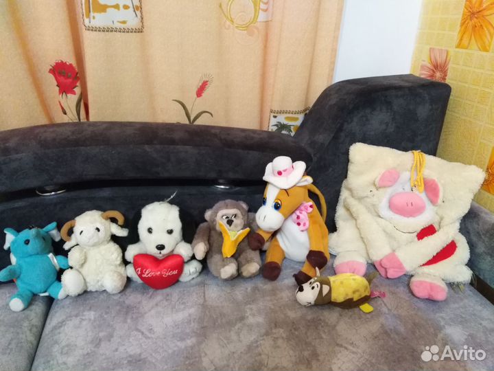 Мягкие игрушки разные