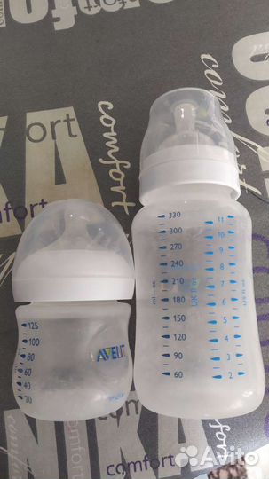 Бутылочки avent и поильники avent пакетом