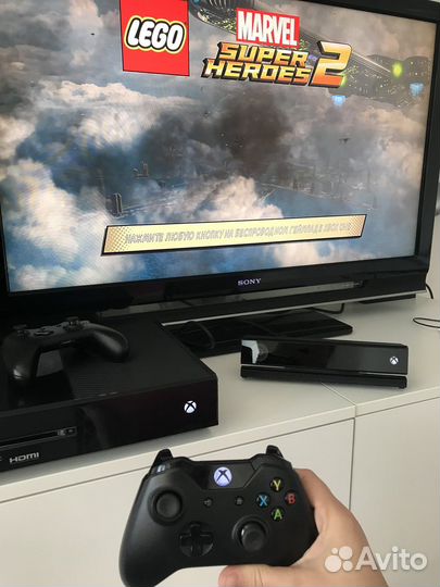 Xbox one 500Гб с геймпадом