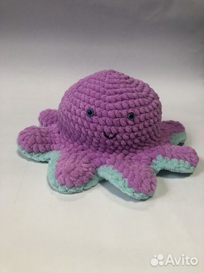 Вязаная игрушка Осьминожка перевертыш амигуруми