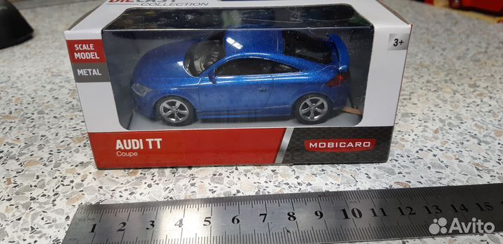 Модель Mobicaro Audi TT Coupe. синяя