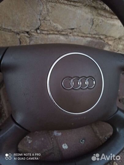 Ауди а6с5 Руль c Airbeg оригинал коричневый