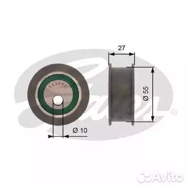 Натяжной ролик привода грм powergrip