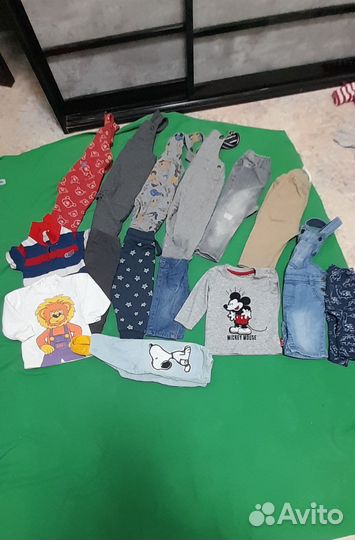 Вещи пакетом на мальчика 62 68 74