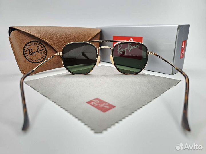 Очки Ray Ban Marshal II 3648M 001 Зеленое Стекло