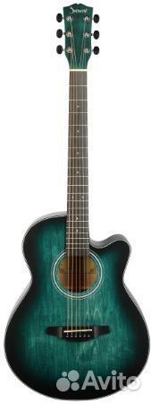 Гитара акустическая с анкером Shinobi B-1/BL