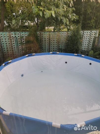 Каркасный бассейн бу 305 на 76