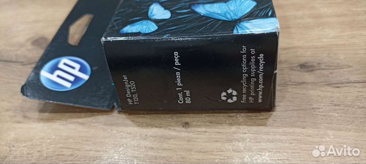 Картридж HP DesignJet 711 (CZ133A), black 80 ml