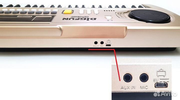 Синтезатор BigFun с микрофоном и AUX