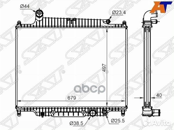 Радиатор Land Rover Range Rover 05-12 / Range R