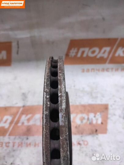 Диск тормозной передний Peugeot 207 рест. 2010