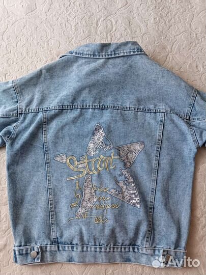 Джинсовая куртка женская