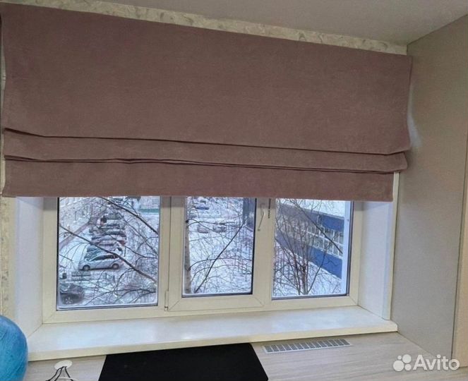 Римские шторы двойные