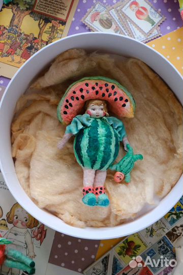 Ватные ёлочные игрушки