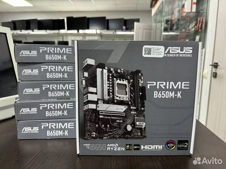 Материнская плата Asus prime b650m-k новая