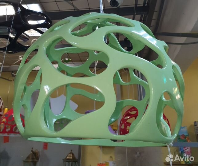 Люстра Подвесная 12409 ES/1H akril GN Зеленый