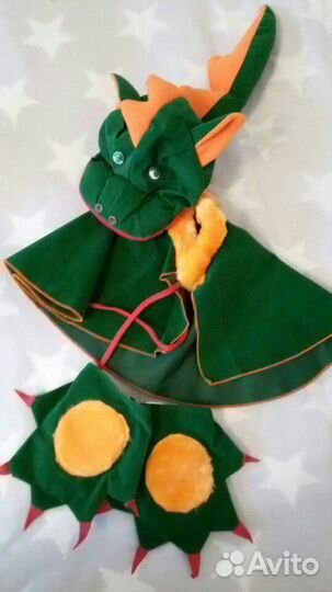 Карнавальный костюм дракона для ребенка 3 -5 лет