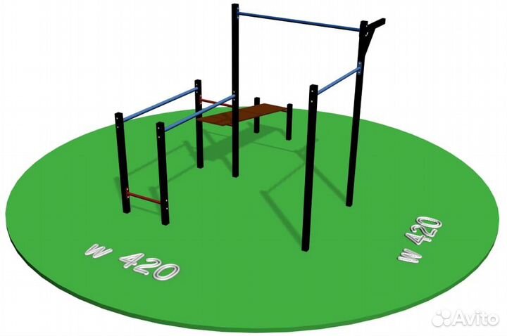 Воркаут площадка спортивный комплекс sswa