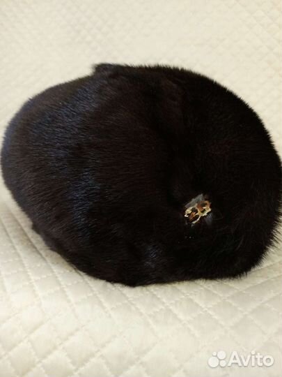 Кепка норковая женская