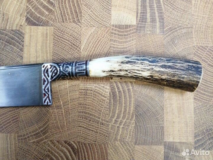 Пчак узбекский нож, рог оленя