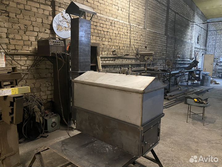 Коптилка горячего копчения