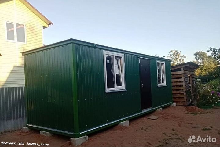 Вагончик бытовка 6 x 2.4 м