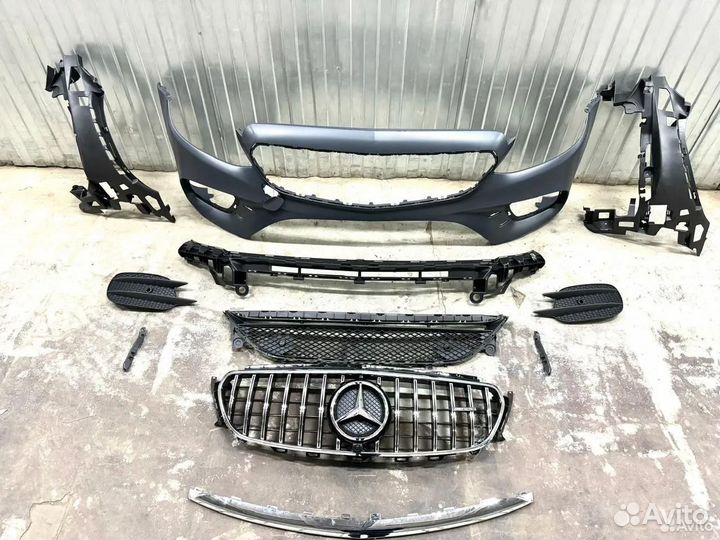 Бампер в сборе Mercedes W213 AMG До Рестайлинг