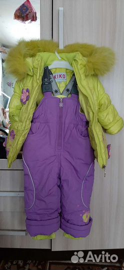 Комбинезон для девочки зимний 74