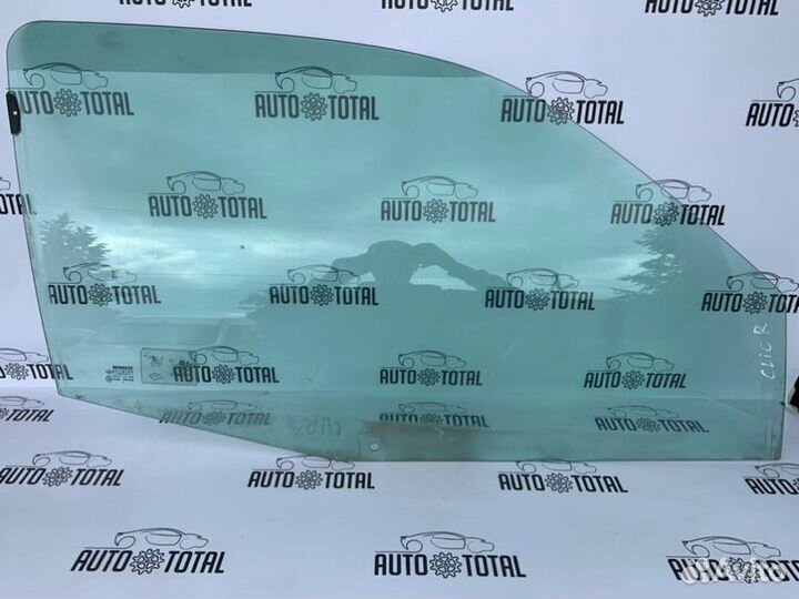 Стекло двери переднее правое Renault Clio хэтбек