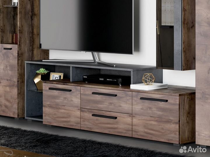 Новая Тумба двухдверная под тв 