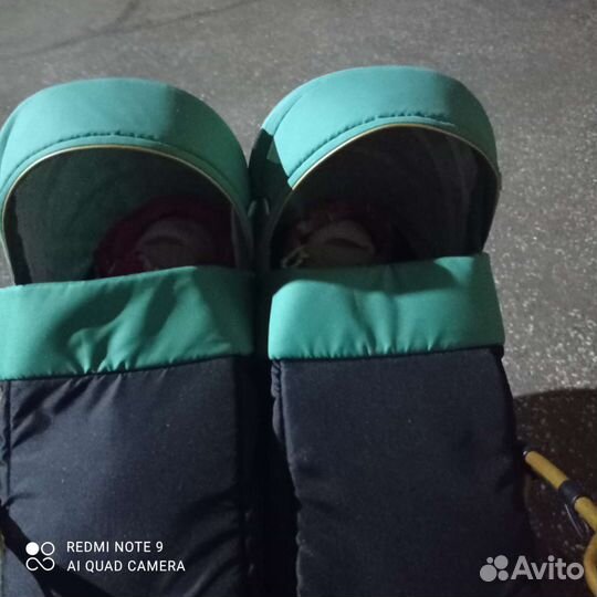 Коляска для двойни 2 в 1 Микадо
