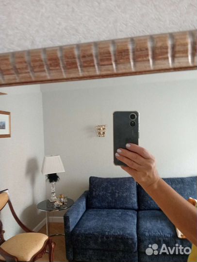 Зеркало 80*70 в багете,с фаской