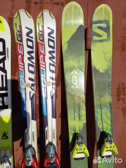 Горные лыжи Head, Salomon