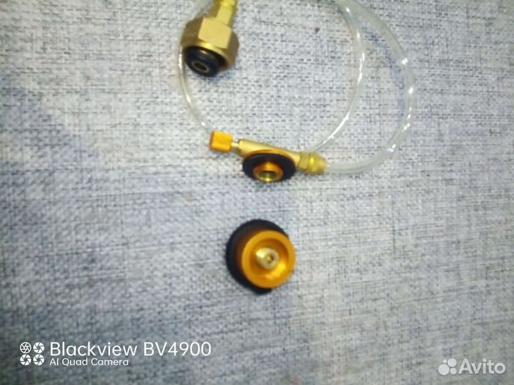 Адаптер переходник для заправки газового баллона