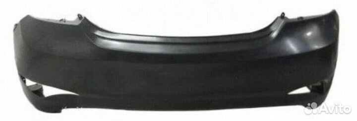 Бампер задний Hyundai Solaris 15-17 черный