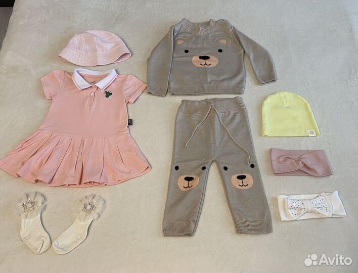 Вещи пакетом для девочки 74 80
