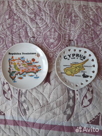 Сувенирные тарелки страны мира