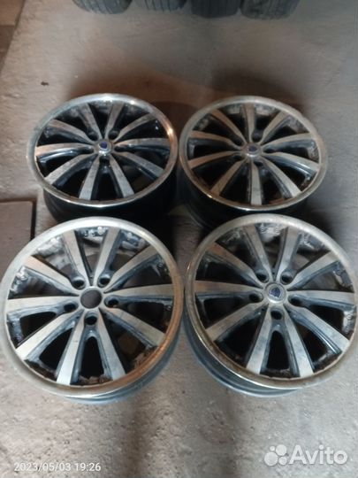 Литые диски r17 5x114 3 toyota бу