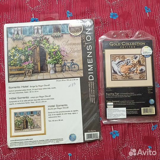 Наборы для вышивки крестом dimensions