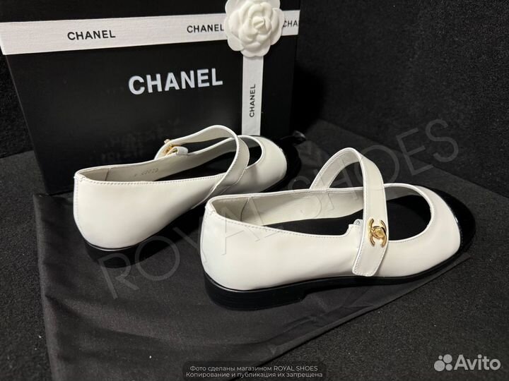 Туфли босоножки женские Chanel Mary Janes