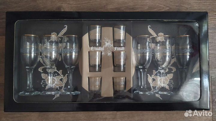 Набор фужеров и рюмок 12 предметов