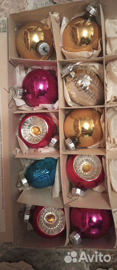 Винтажные елочные игрушки из СССР (пр-во DDR )