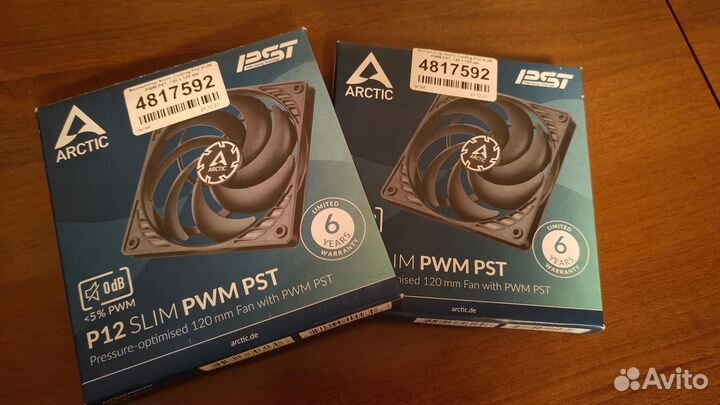 Вентилятор Arctic Cooling P12 slim PWM PST