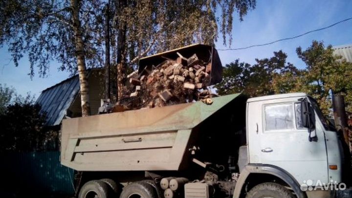 Вывоз строительного мусора самосвал