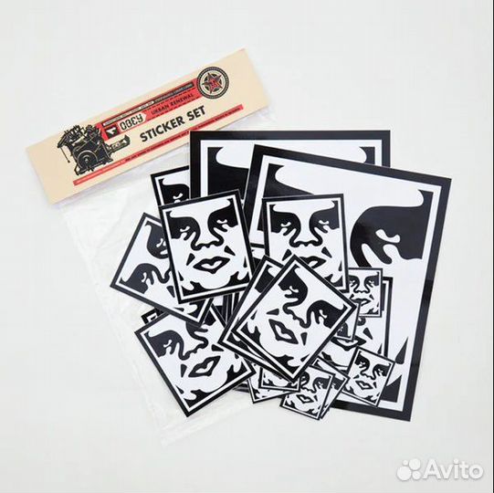 Набор наклеек Obey