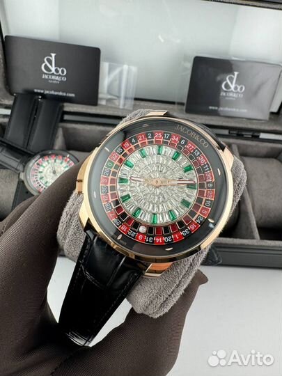 Часы Jacob & Co Casino CA100.AB 44mm Black